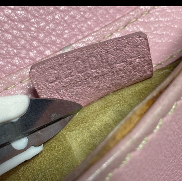 🥳HP🥳Celine Authentic Vintage Satchel Gold Hard Ware Tote Bag Blush Pink - Picture 5 of 13